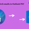 Thunderbird emails to Outlook PST