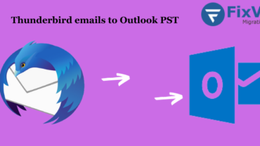 Thunderbird emails to Outlook PST