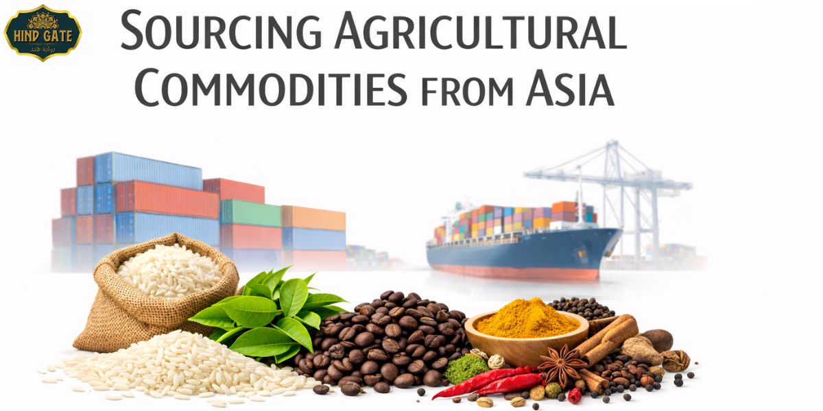 Sourcing agricultural commodities from asia for global import markets.