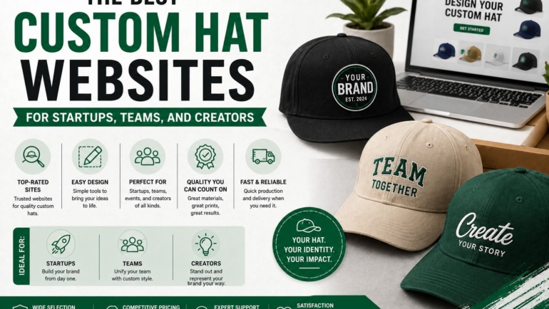 The Best Custom Hat Websites for Startups, Teams, and Creators