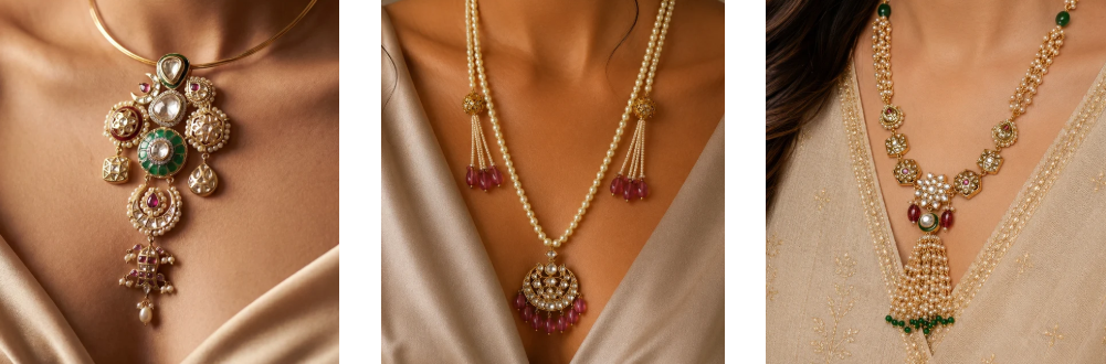 Necklace Styling Guide: Collar, Hasli, Long and Layered Necklaces for Every Neckline